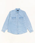 Stussy DENIM WESTERN SHIRT LIGHT DENIM