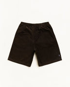 Stussy BAGGY TWILL CORD BEACH SHORT BLACK