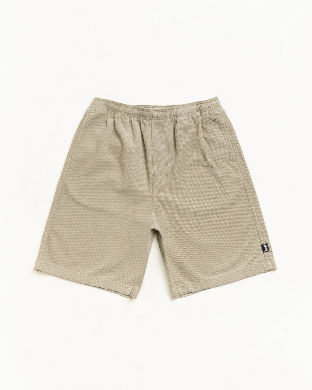 Stussy BAGGY TWILL CORD BEACH SHORT KHAKI