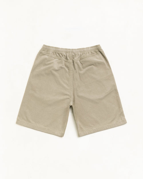Stussy BAGGY TWILL CORD BEACH SHORT KHAKI