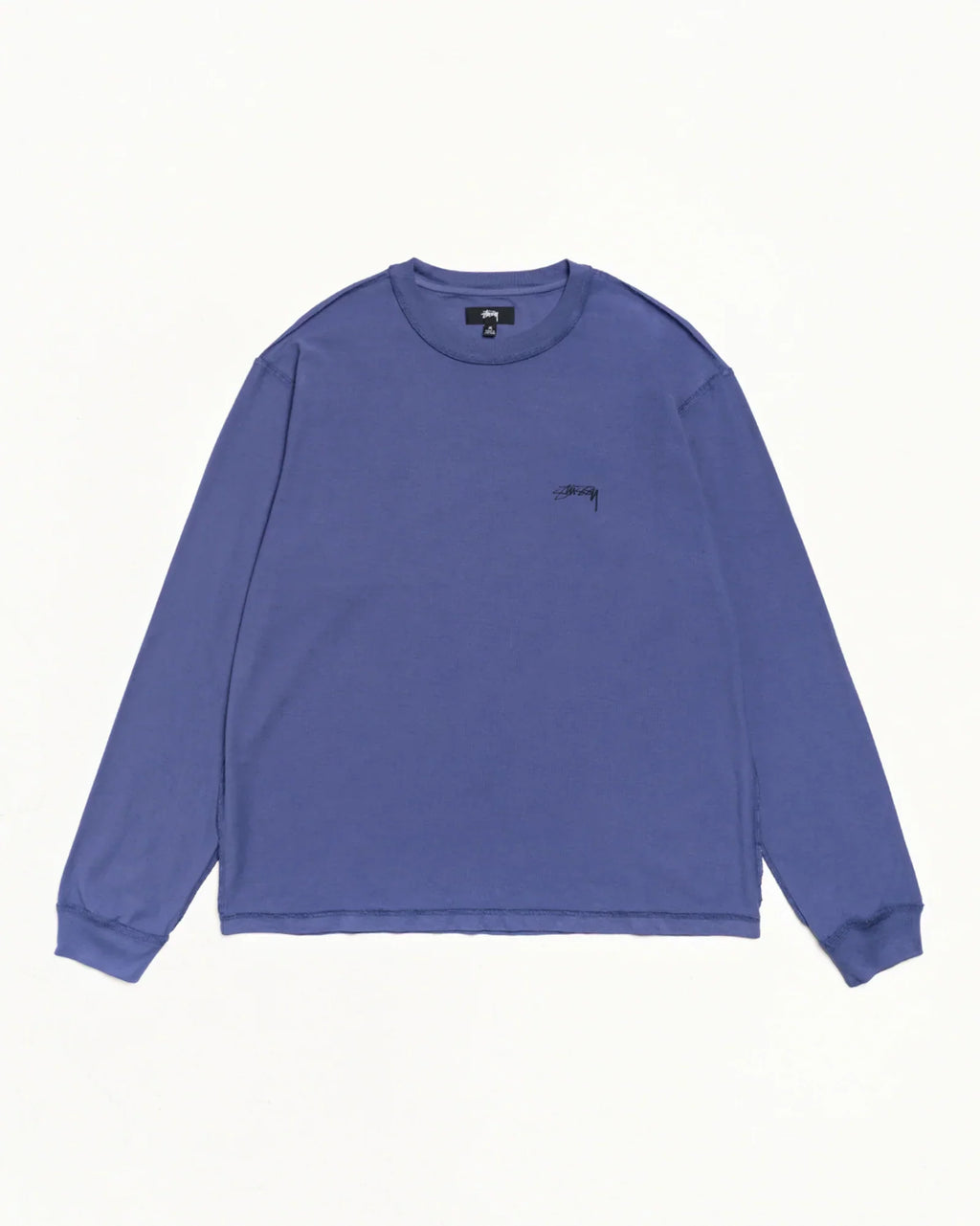 Stussy LAZY LS TEE VINTAGE NAVY