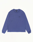 Stussy LAZY LS TEE VINTAGE NAVY