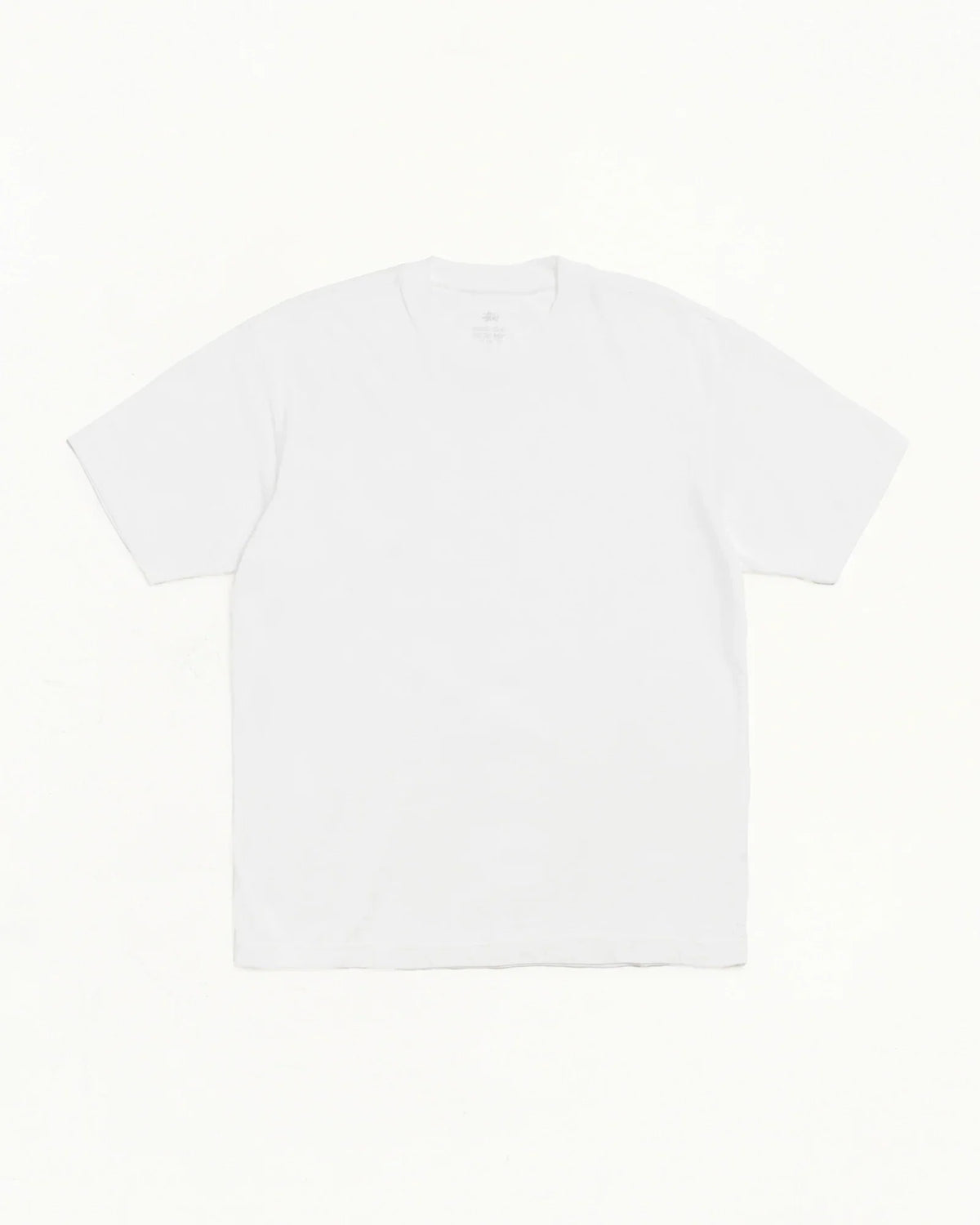 Stussy GARMENT DYED SS TEE WHITE