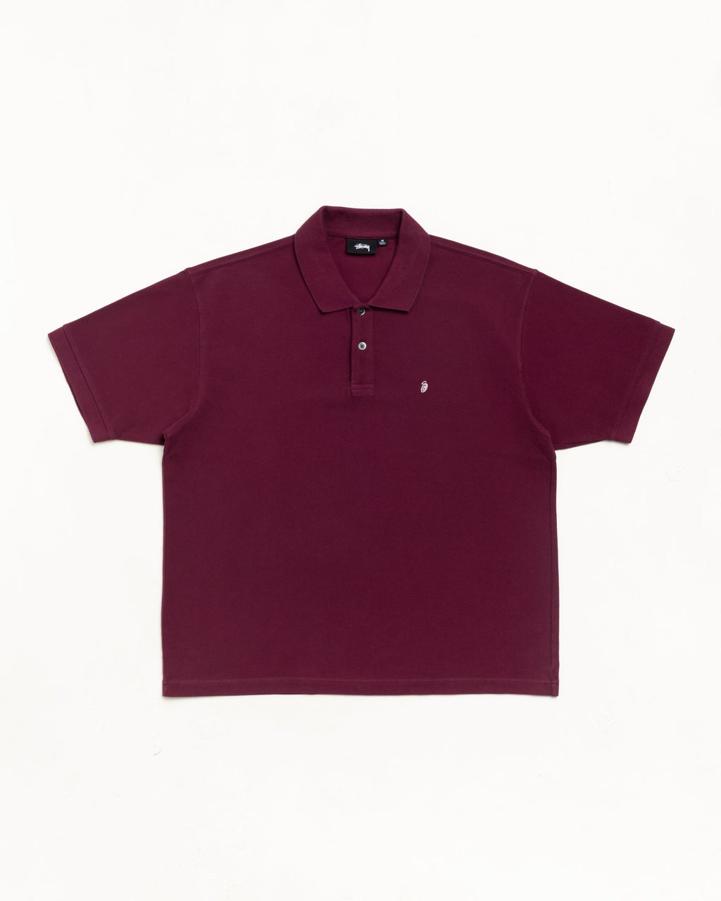 Stussy CLASSIC PIQUE POLO PLUM