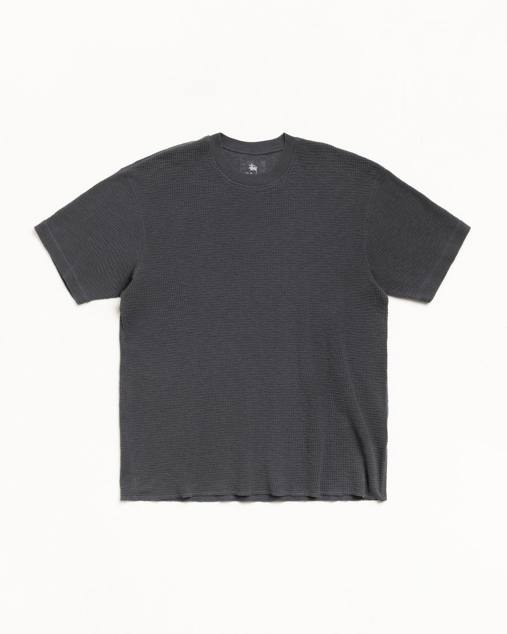 Stussy PIGMENT DYED SS THERMAL FADED BALCK