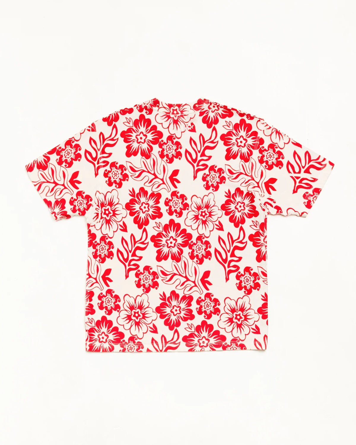 Stussy LAZY FLORAL TEE WHITE
