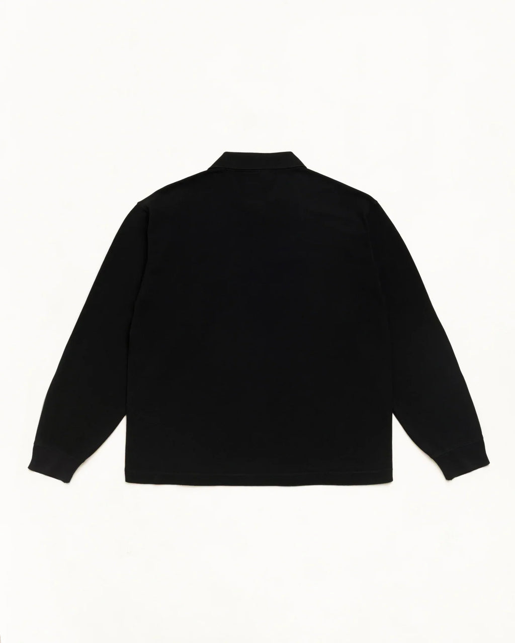 Stussy CLASSIC PIQUE LS POLO BLACK