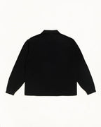 Stussy CLASSIC PIQUE LS POLO BLACK