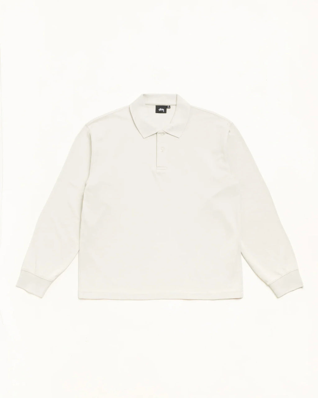 Stussy CLASSIC PIQUE LS POLO BONE
