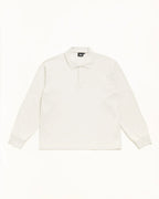 Stussy CLASSIC PIQUE LS POLO BONE