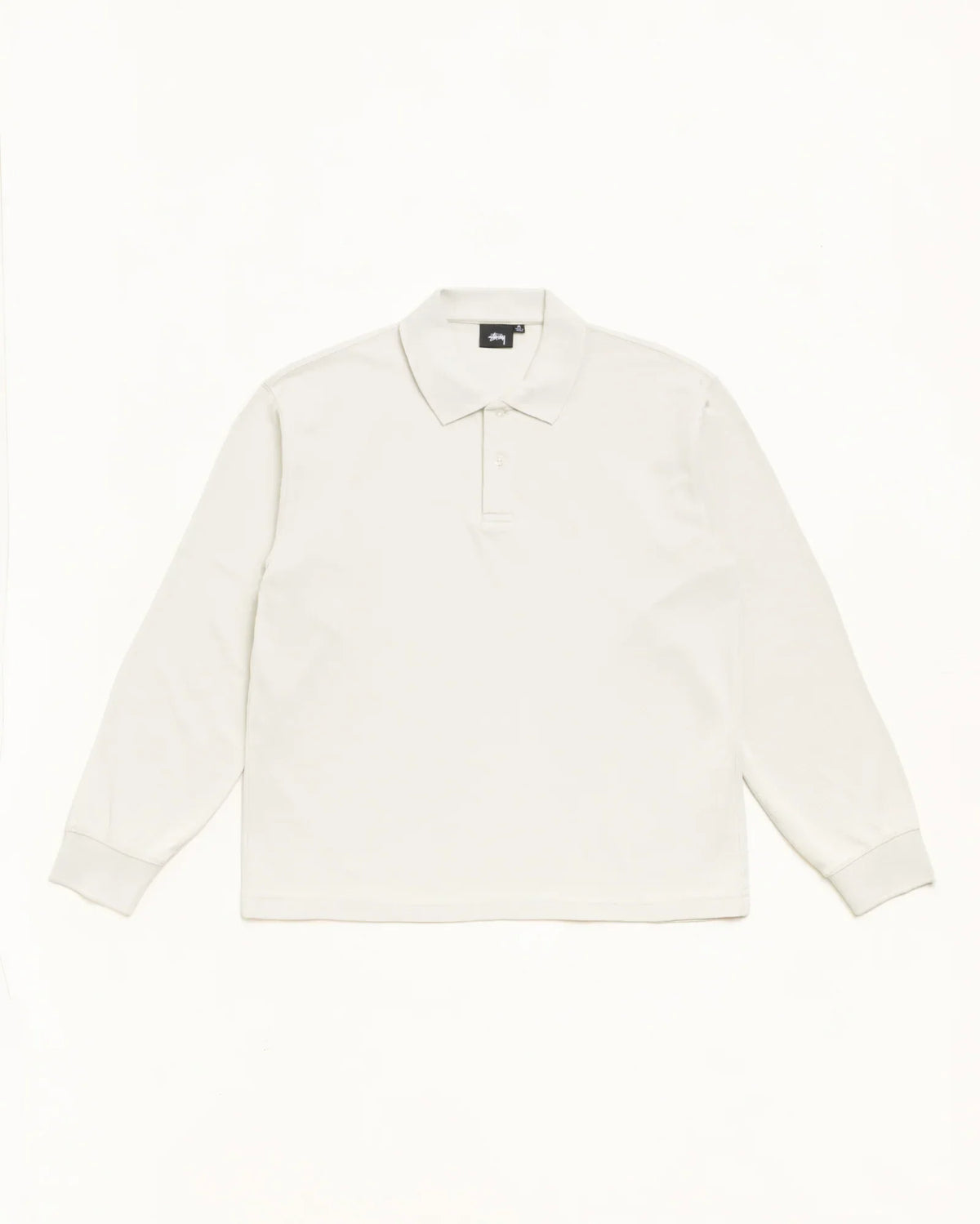 Stussy CLASSIC PIQUE LS POLO BONE