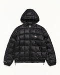 Stussy MIDWEIGHT HOODED PUFFER BLACK
