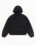 Stussy COASTLINE HOODED JACKET BLACK
