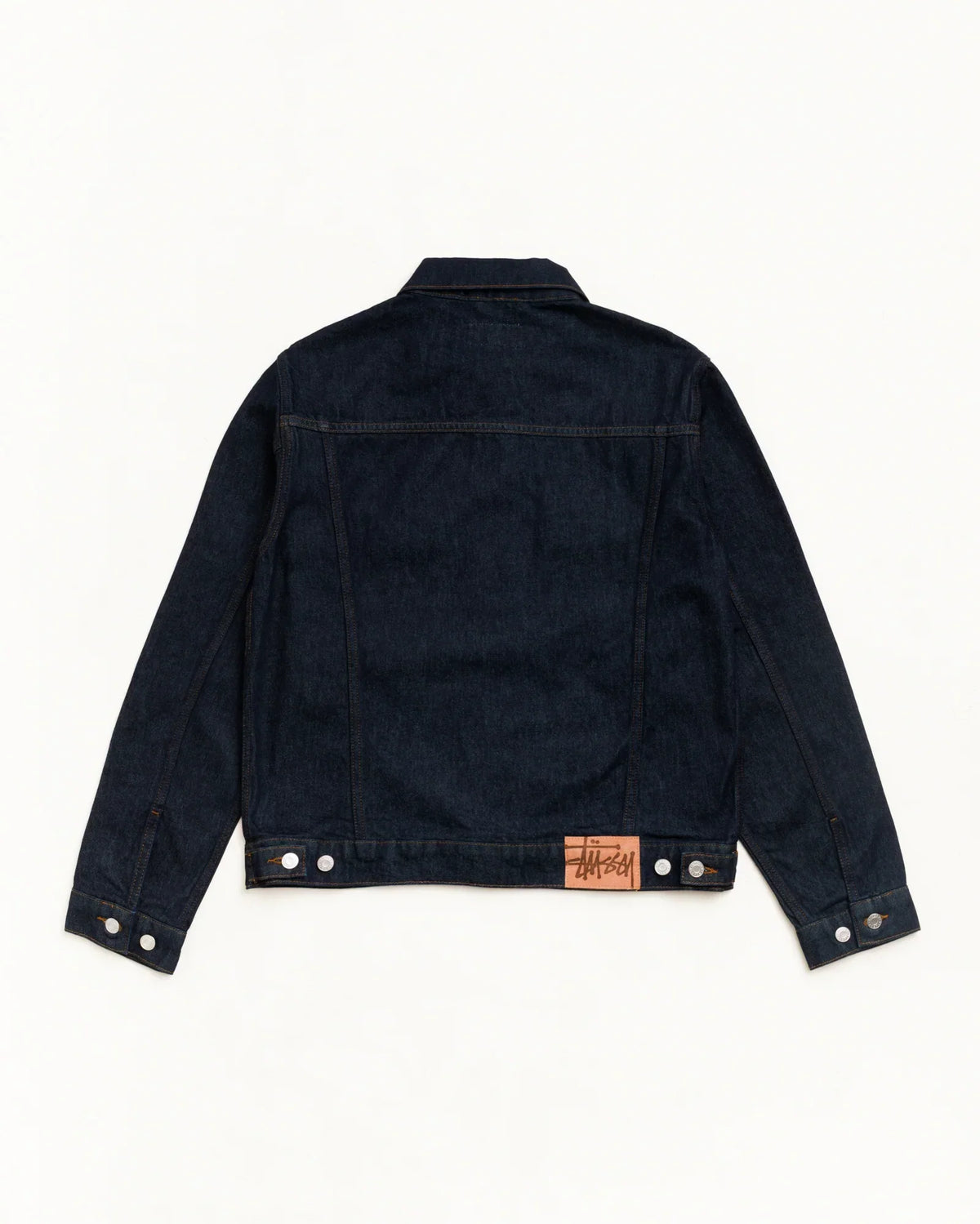 Stussy DENIM TRUCKER JACKET RINSED INDIGO
