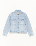 Stussy DENIM TRUCKER JACKET LIGHT WASH INDIGO