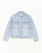 Stussy DENIM TRUCKER JACKET LIGHT WASH INDIGO