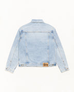 Stussy DENIM TRUCKER JACKET LIGHT WASH INDIGO