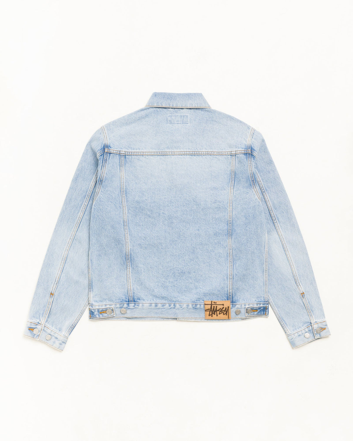 Stussy DENIM TRUCKER JACKET LIGHT WASH INDIGO