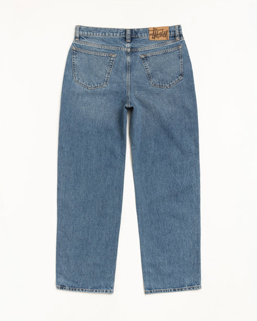 Stussy BIG OL' JEAN DENIM MEDIUM BLUE