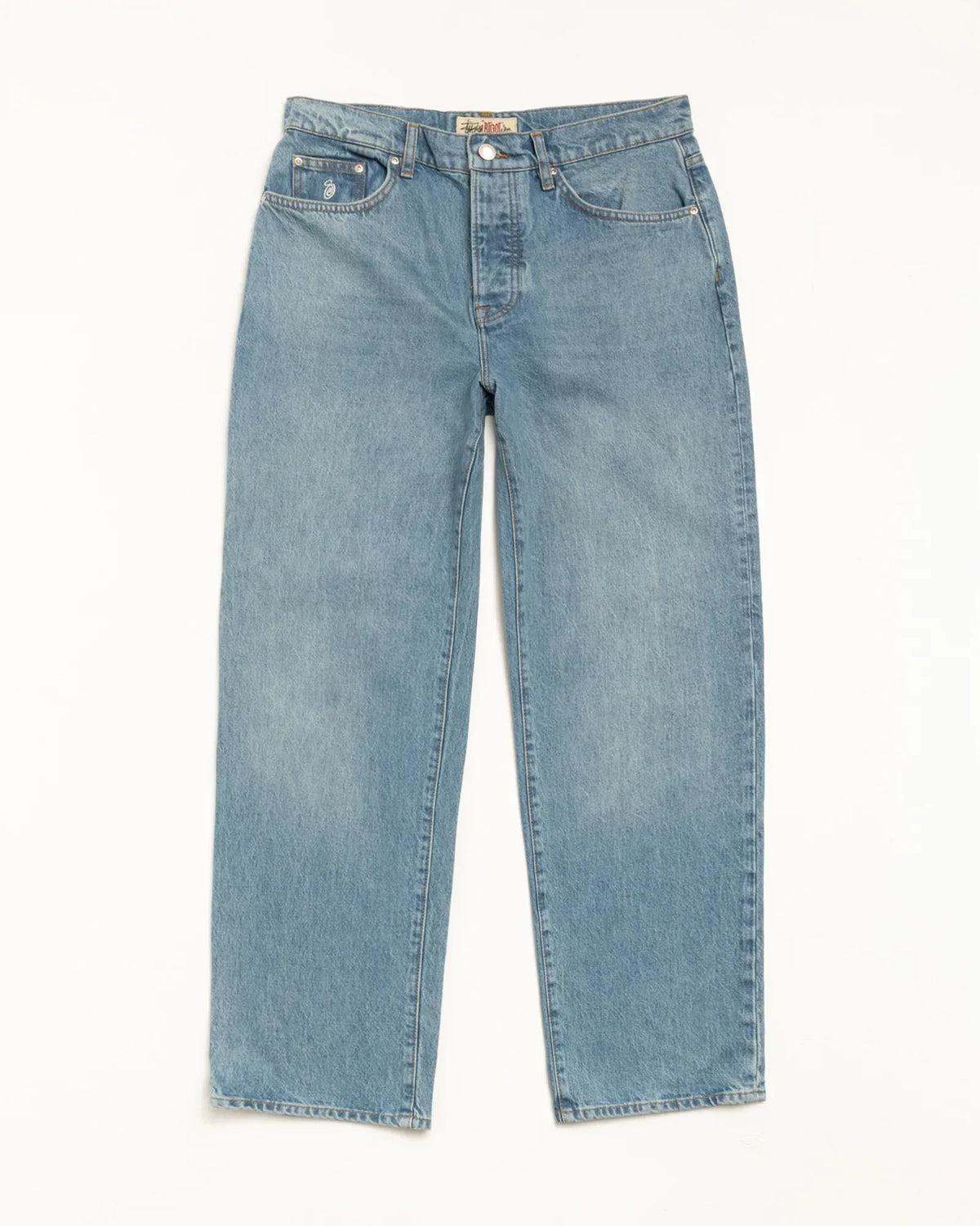 Stussy BIG OL' JEAN DENIM WASHED BLUE
