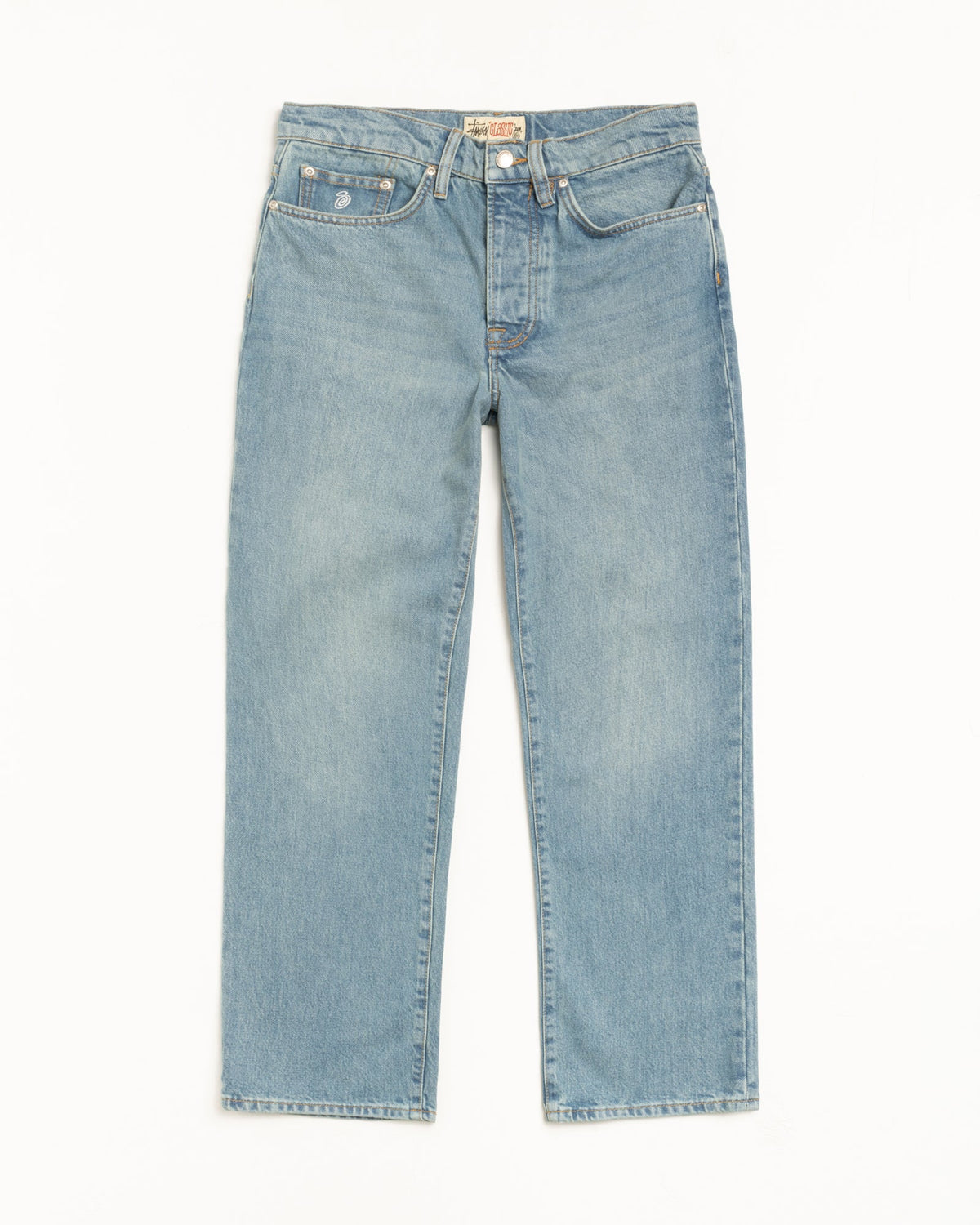 Stussy CLASSIC JEAN DENIM WASHED BLUE