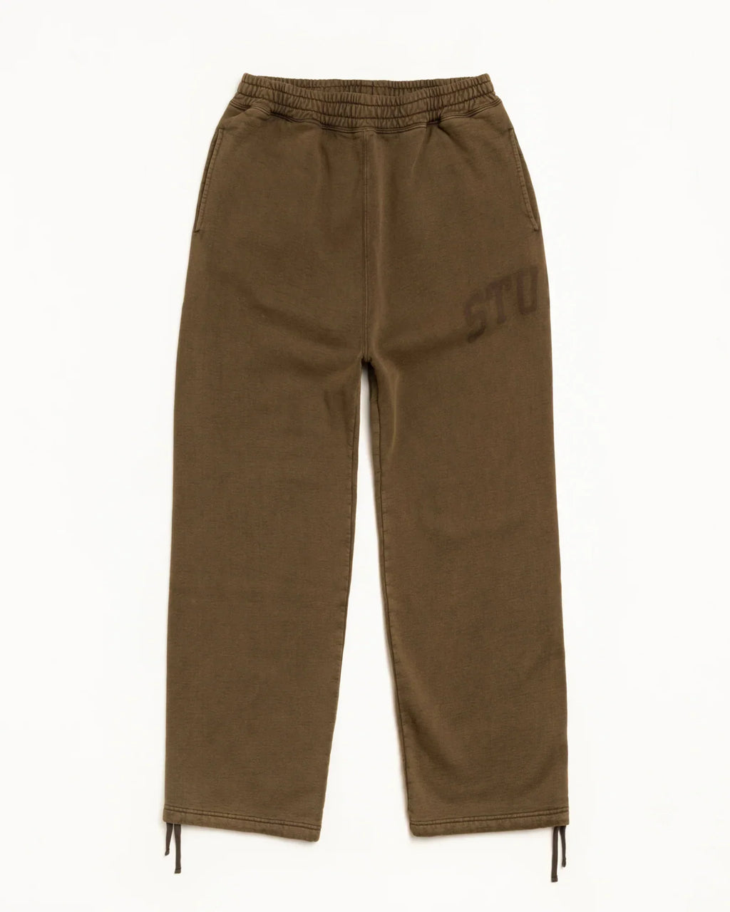 Stussy FADED GRAPHIC FLEECE PANT WASHED OLIVE