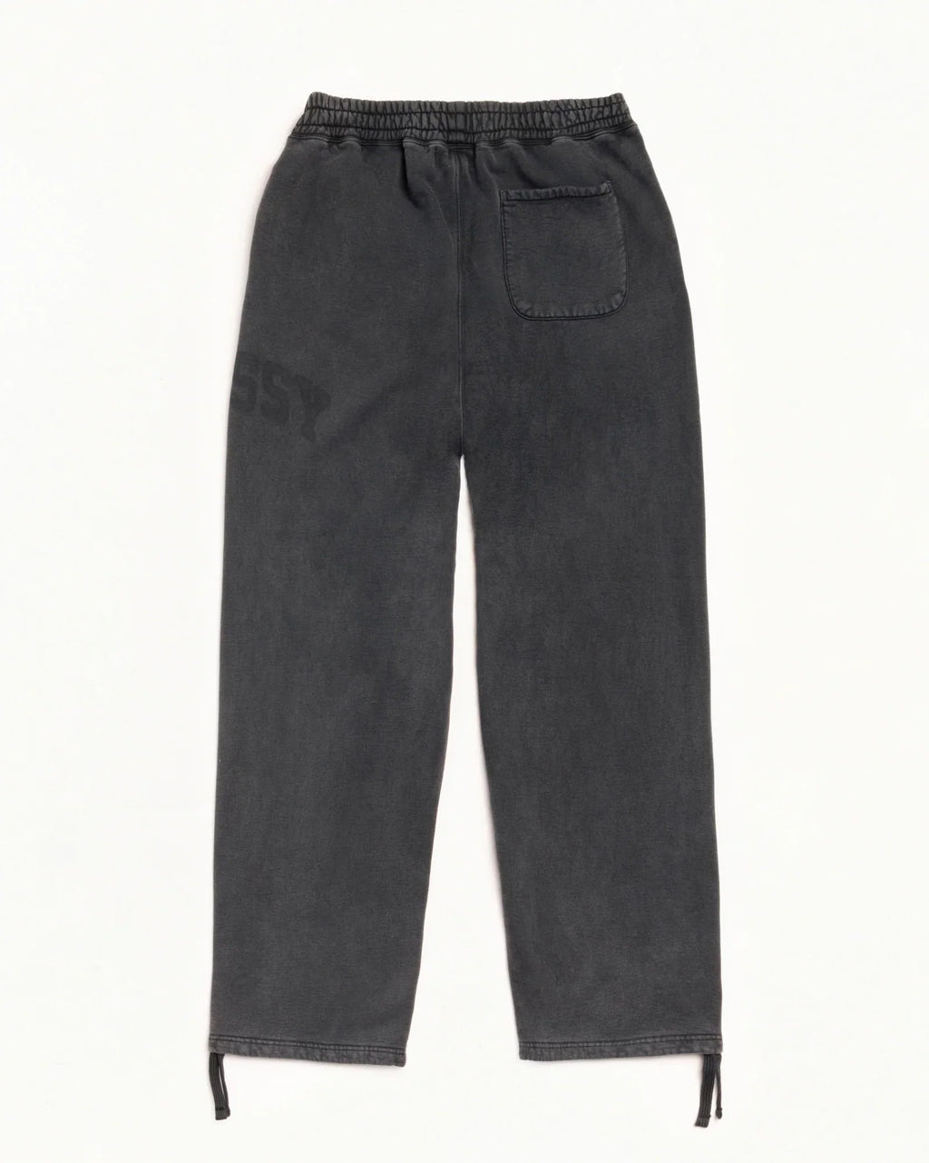Stussy FADED GRAPHIC FLEECE PANT WASHED BLACK
