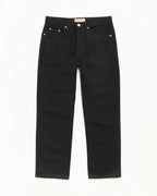 Stussy NEW CLASSIC JEAN DENIM RAW BLACK CONTRAST STITCH
