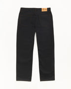 Stussy NEW CLASSIC JEAN DENIM RAW BLACK CONTRAST STITCH