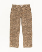 Stussy NEW CLASSIC JEAN DENIM LEOPARD