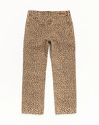 Stussy NEW CLASSIC JEAN DENIM LEOPARD