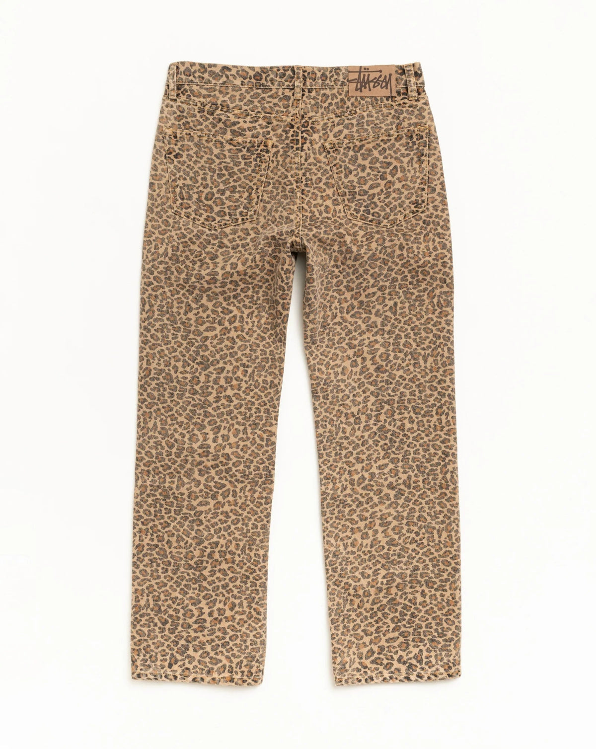 Stussy NEW CLASSIC JEAN DENIM LEOPARD