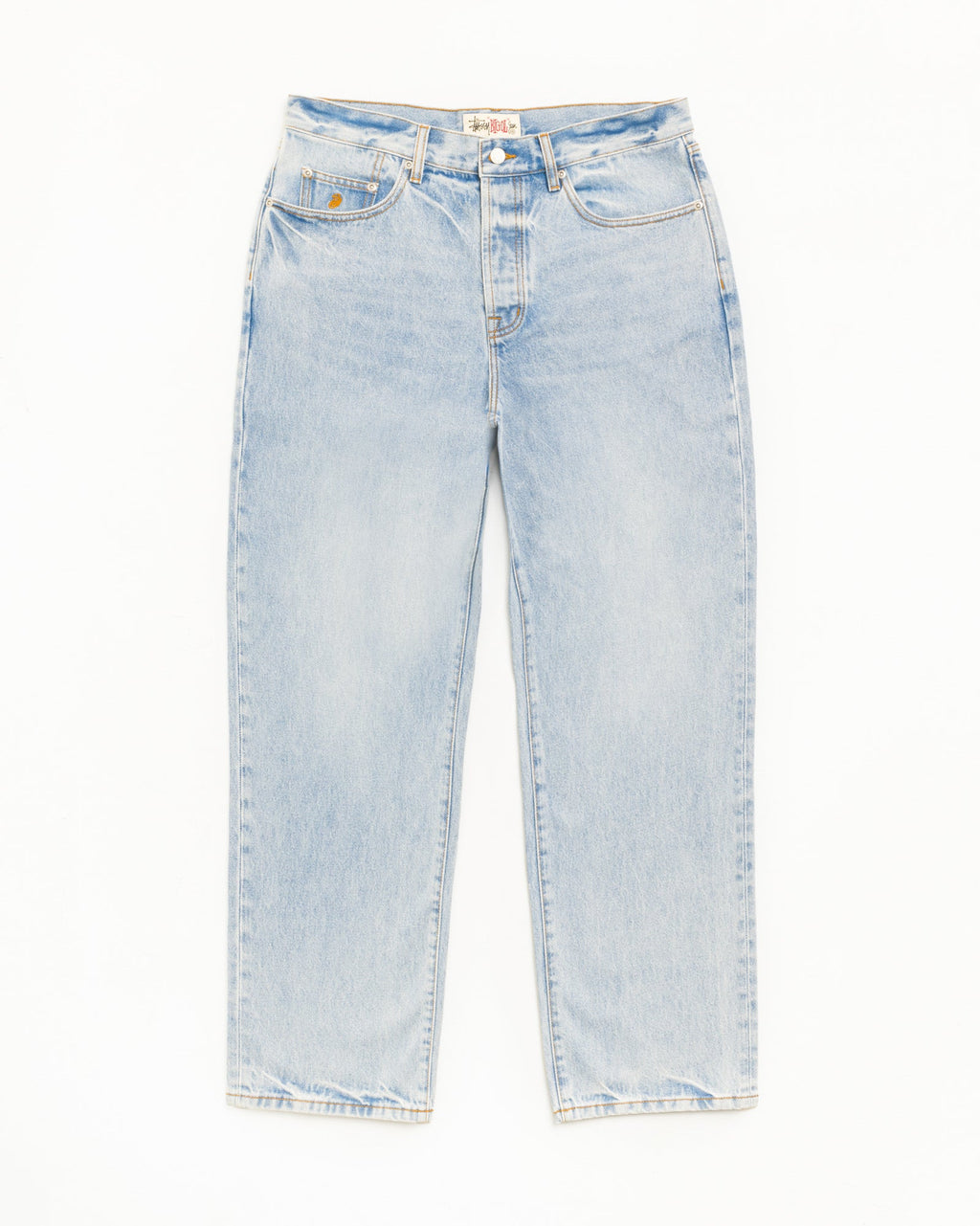 Stussy BIG OL' JEAN DENIM LIGHT WASH INDIGO