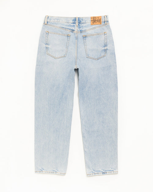 Stussy BIG OL' JEAN DENIM LIGHT WASH INDIGO