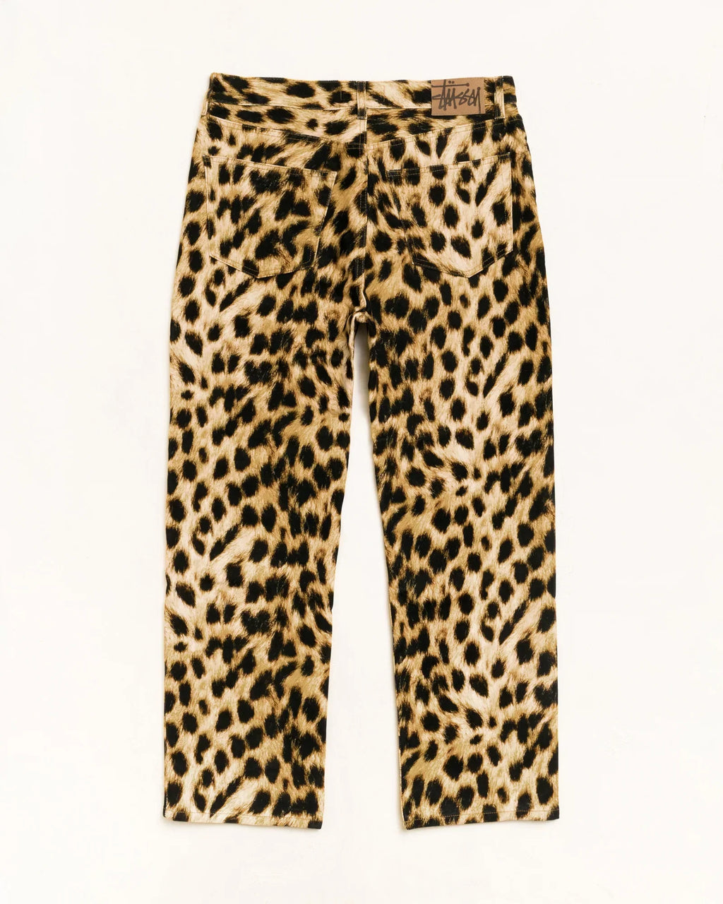 Stussy NEW CLASSIC JEAN DENIM CHEETAH
