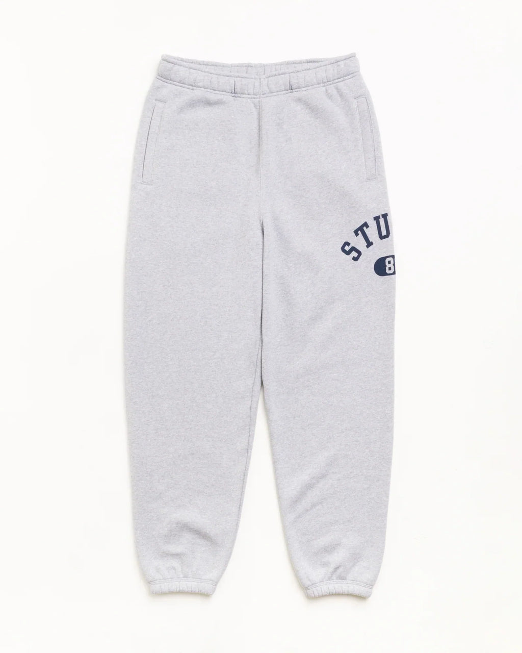 Stussy VARSITY FLEECE PANT GREY HEATHER