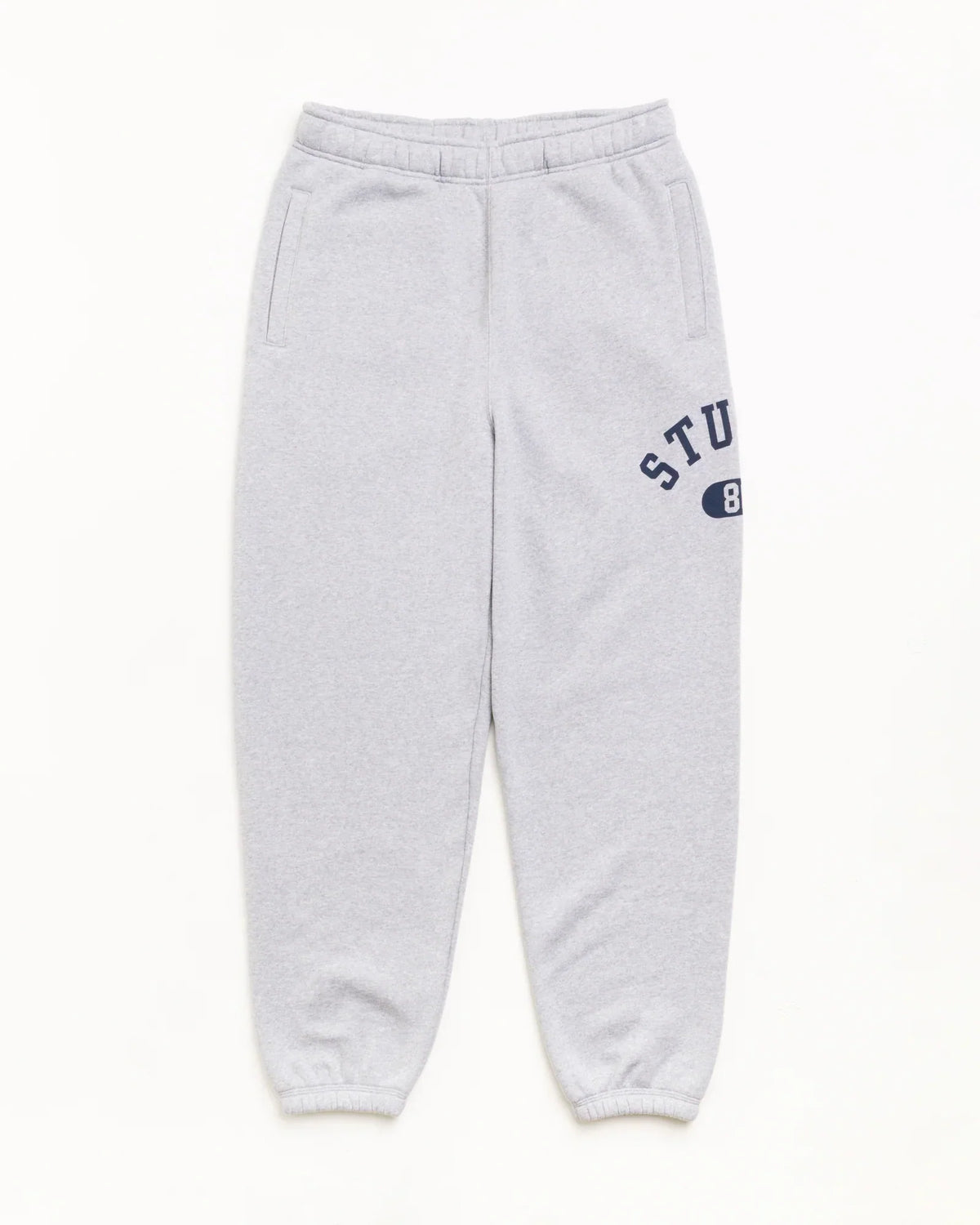 Stussy VARSITY FLEECE PANT GREY HEATHER