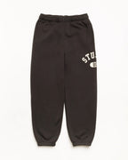 Stussy VARSITY FLEECE PANT WASHED BLACK