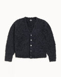Stussy TEXTURED CARDIGAN BLACK