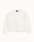 Stussy TEXTURED CARDIGAN OFF WHITE