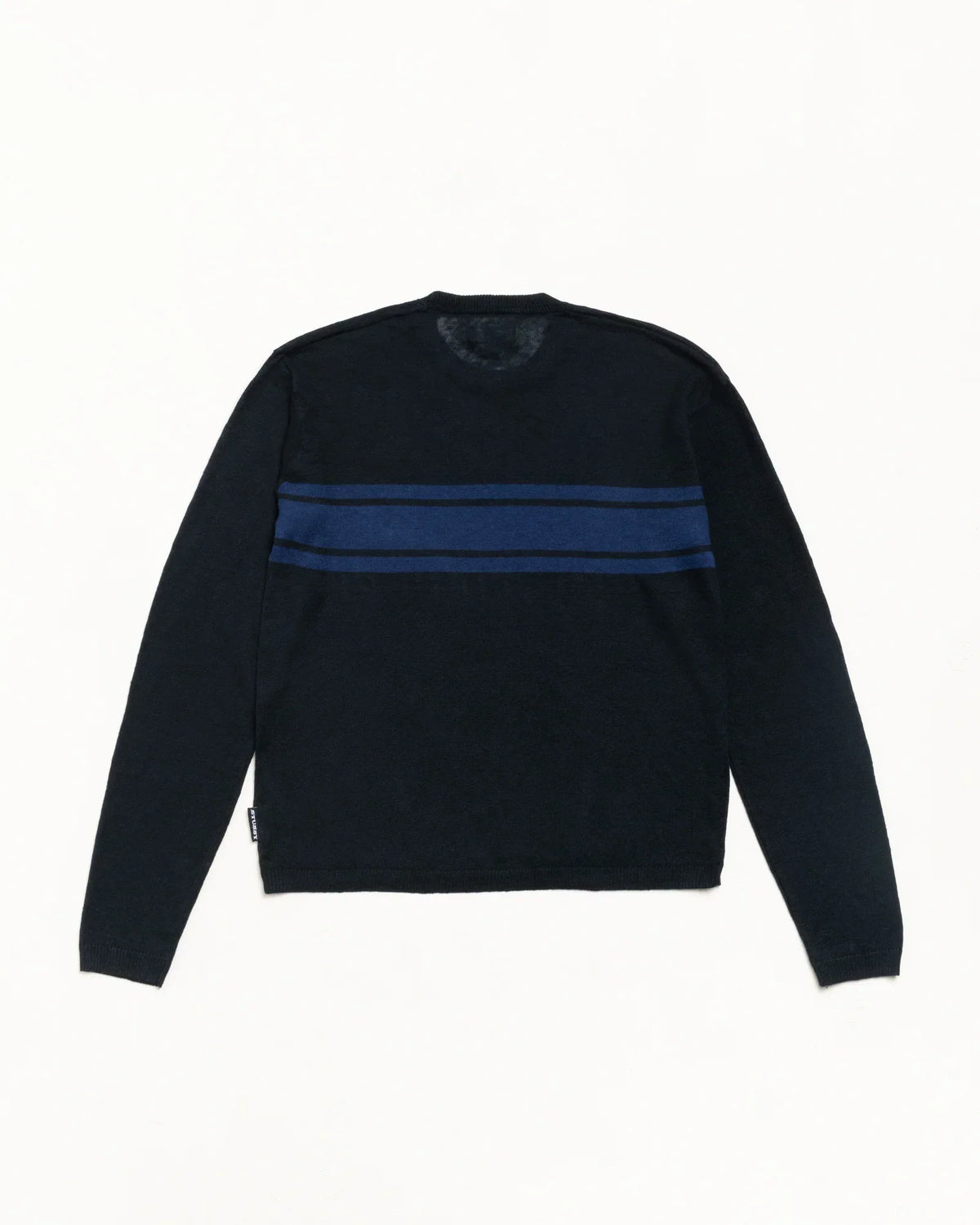Stussy LIGHTWEIGHT STRIPED SWEATER BLACK