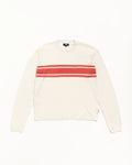 Stussy LIGHTWEIGHT STRIPED SWEATER BONE