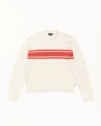 Stussy LIGHTWEIGHT STRIPED SWEATER BONE