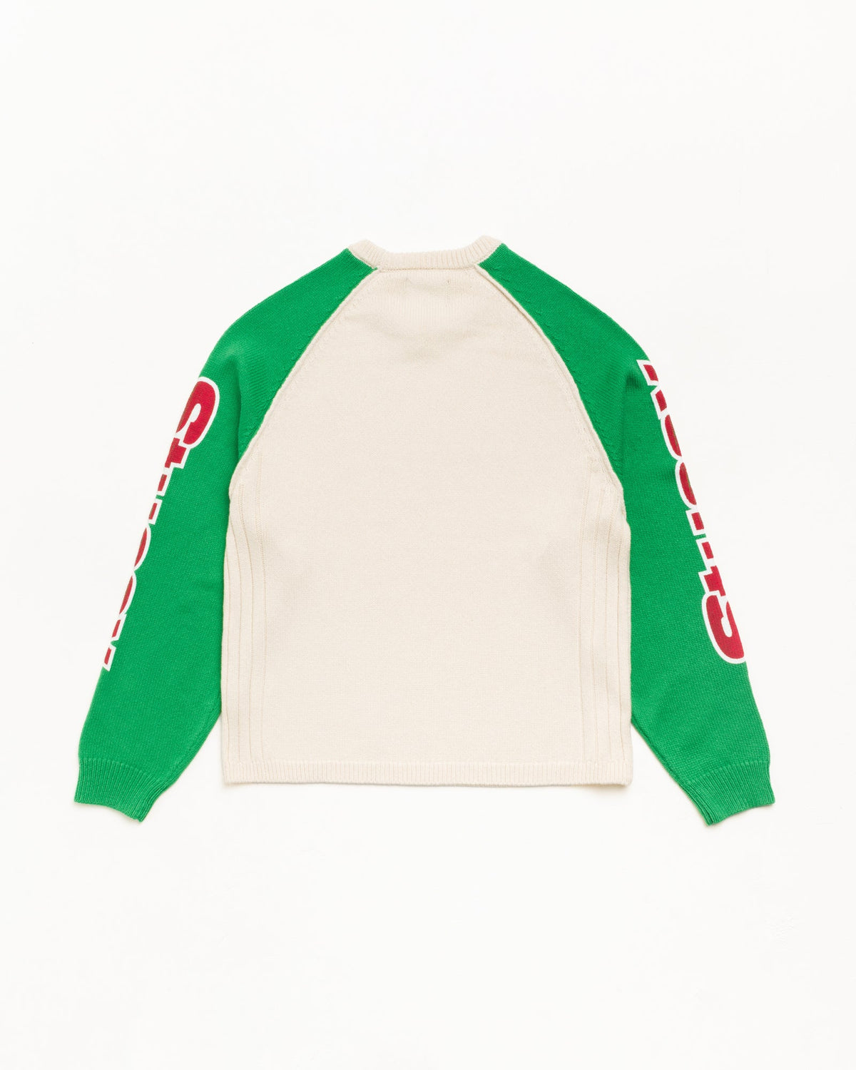 Stussy TWO TONE RAGLAN SWEATER NATURAL