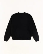 Stussy STRIPED HIBISCUS SWEATER BLACK