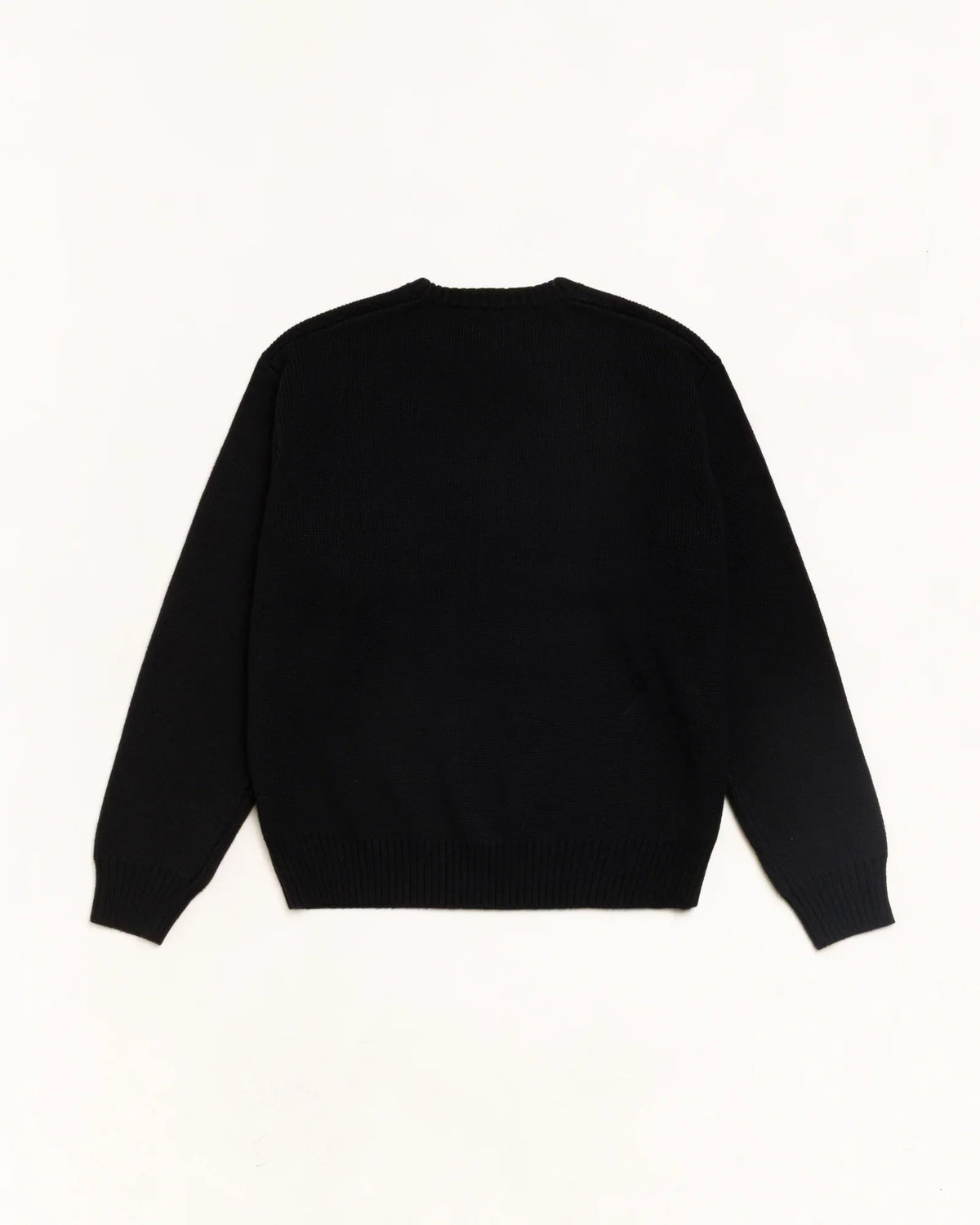 Stussy STRIPED HIBISCUS SWEATER BLACK