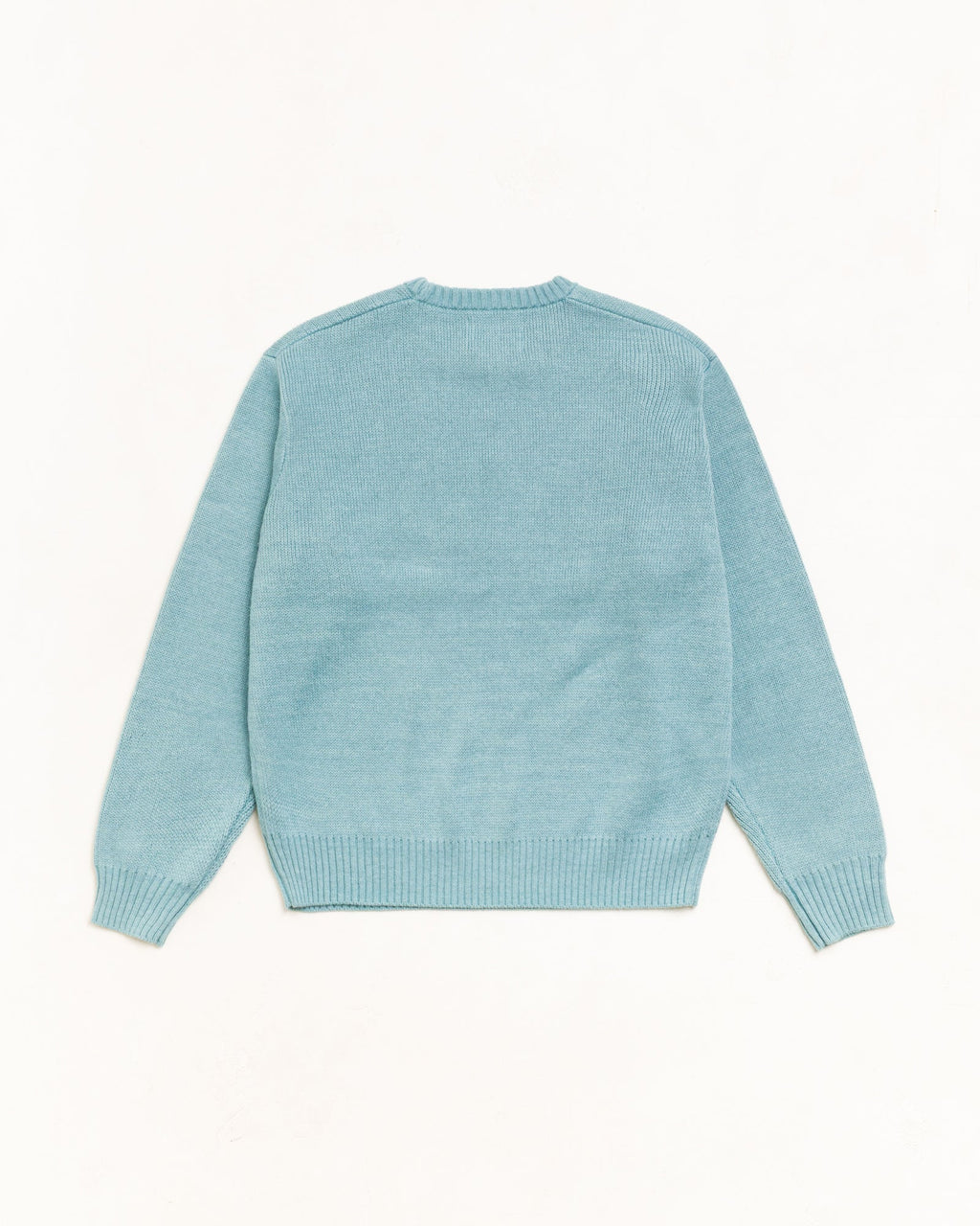 Stussy STRIPED HIBISCUS SWEATER DUSTY BLUE