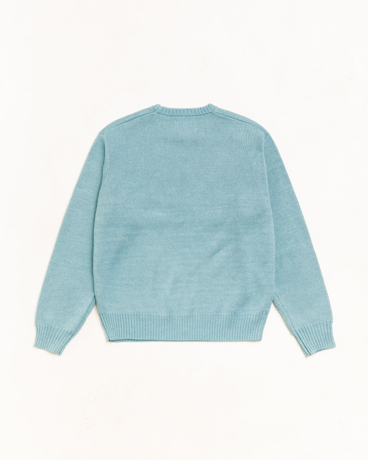 Stussy STRIPED HIBISCUS SWEATER DUSTY BLUE