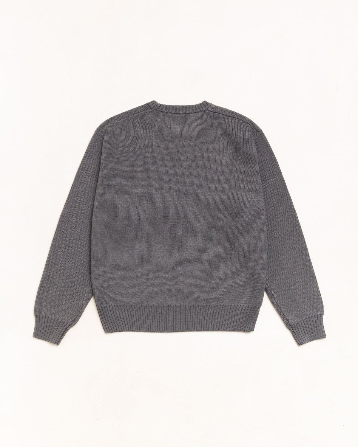 Stussy STRIPED HIBISCUS SWEATER GREY