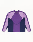 Stussy WAVE KNIT SWEATER LAVENDER